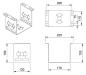 Preview: U-type mounting bracket, high