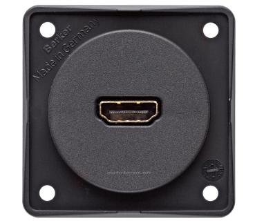 HDMI-Steckdose Integro, anthrazit