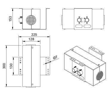 U-type mounting bracket, high