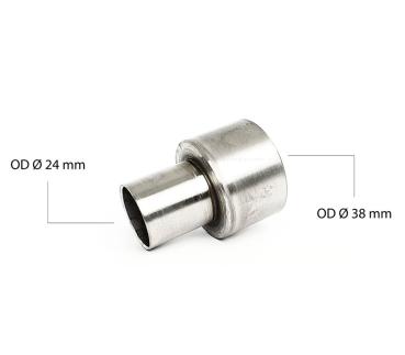 Auspuffrohr-Übergangsstück Ø 24 bis 38 mm