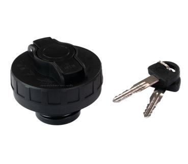 Fuel tank cap lockable