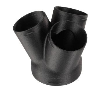 Splitter Ø 90mm to 3x60mm