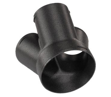 Preview: Splitter Ø 90mm to 3x60mm