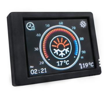 AUTOTERM Air 2D, 24V, Touch Control, Diesel-Luftstandheizung 2kW, inkl. Bedienteil