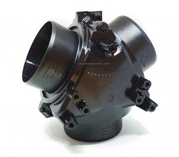 Y-shape adapter for air pipe, Ø 60 mm, 120°