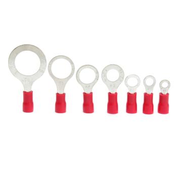 Cable terminals red, round M5