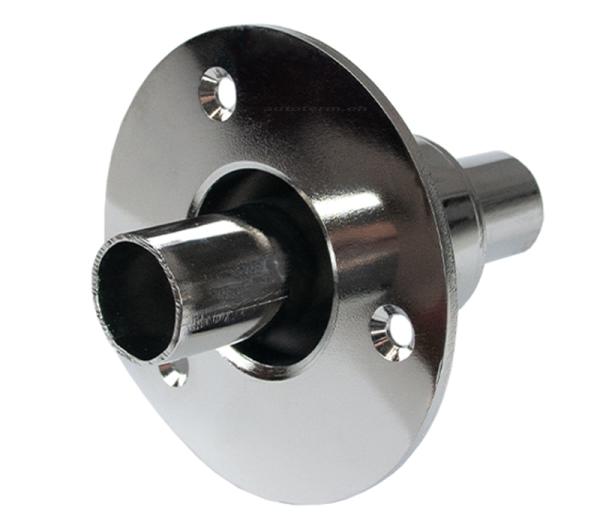 Exhaust pipe through wall connector