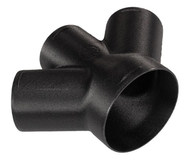 W-Shape Adapter Ø 90mm to 3x60mm
