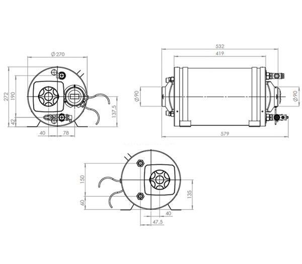AUTOTERM combiBOIL 12L, 24V, 600W