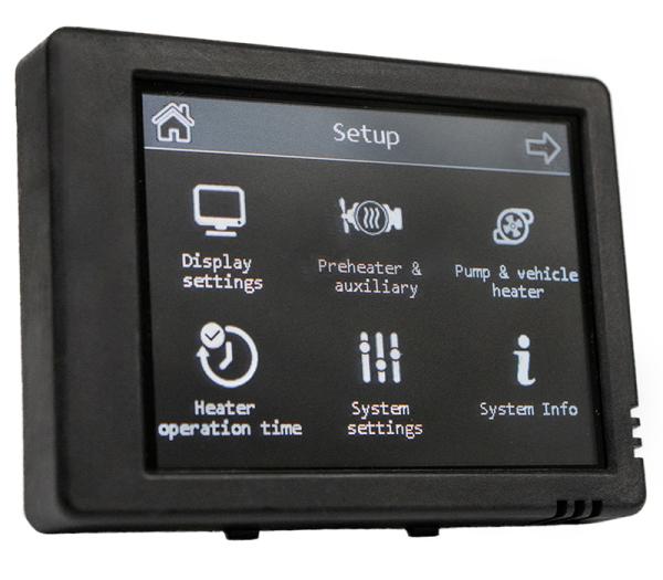 Bedienteil Touch Control, mit 2.8" Touchscreen