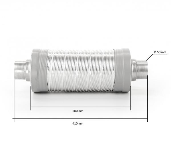 Warmluftschalldämpfer 60mm