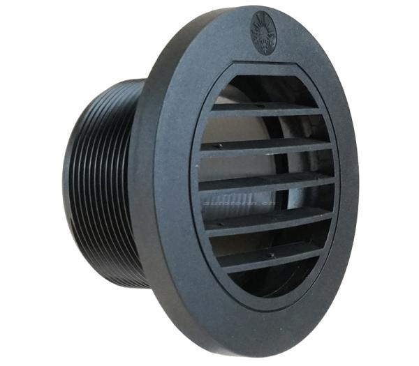 Grille, Ø 60 mm 30°, incl. flange