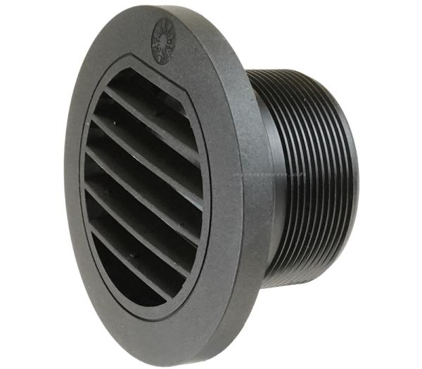 Grille, Ø 60 mm 30°, incl. flange