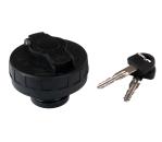 Fuel tank cap lockable