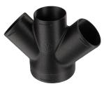 W-Shape Adapter Ø 90mm to 3x60mm
